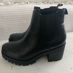 SODA BLACK BOOTS! Worn ONCE!